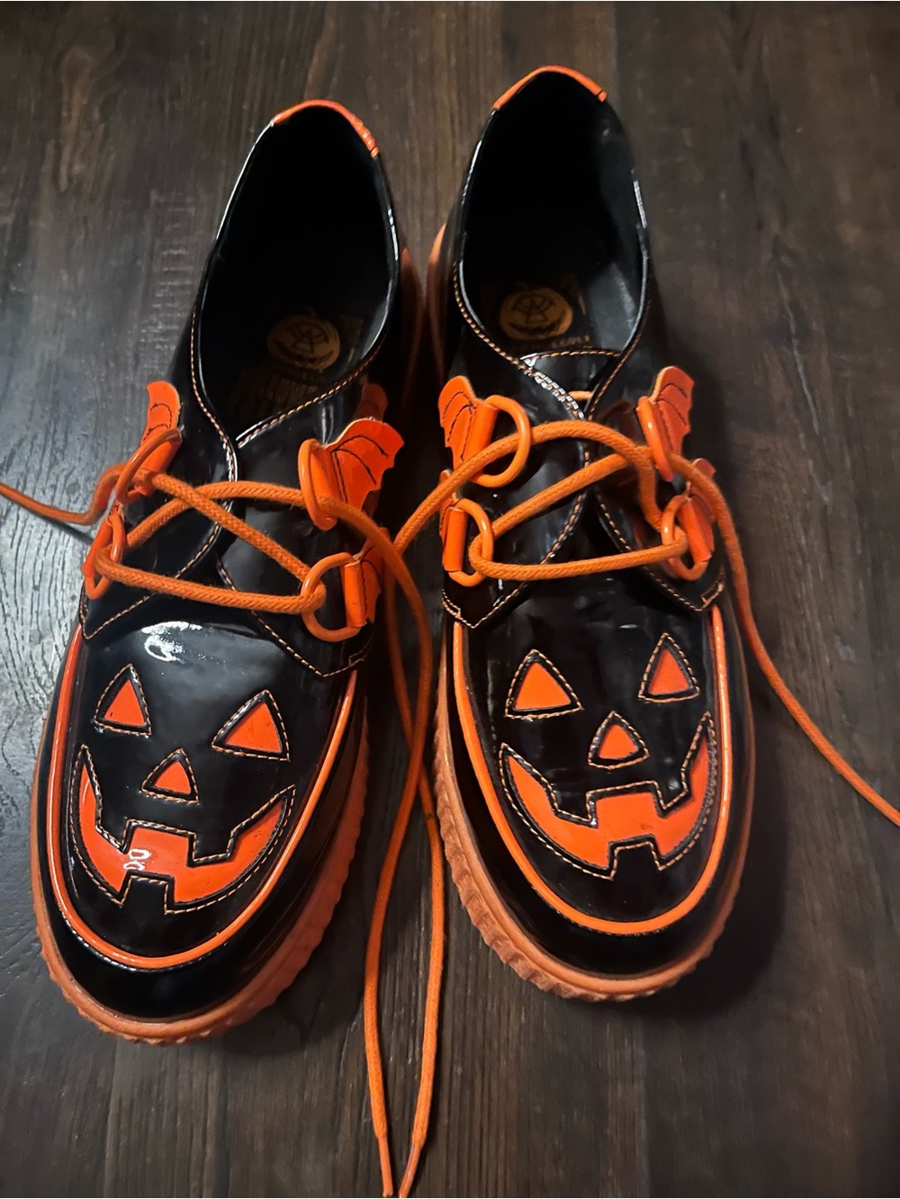 Strange Cvlt Halloween Edition Jack-O'-Lantern Creepers-size 8